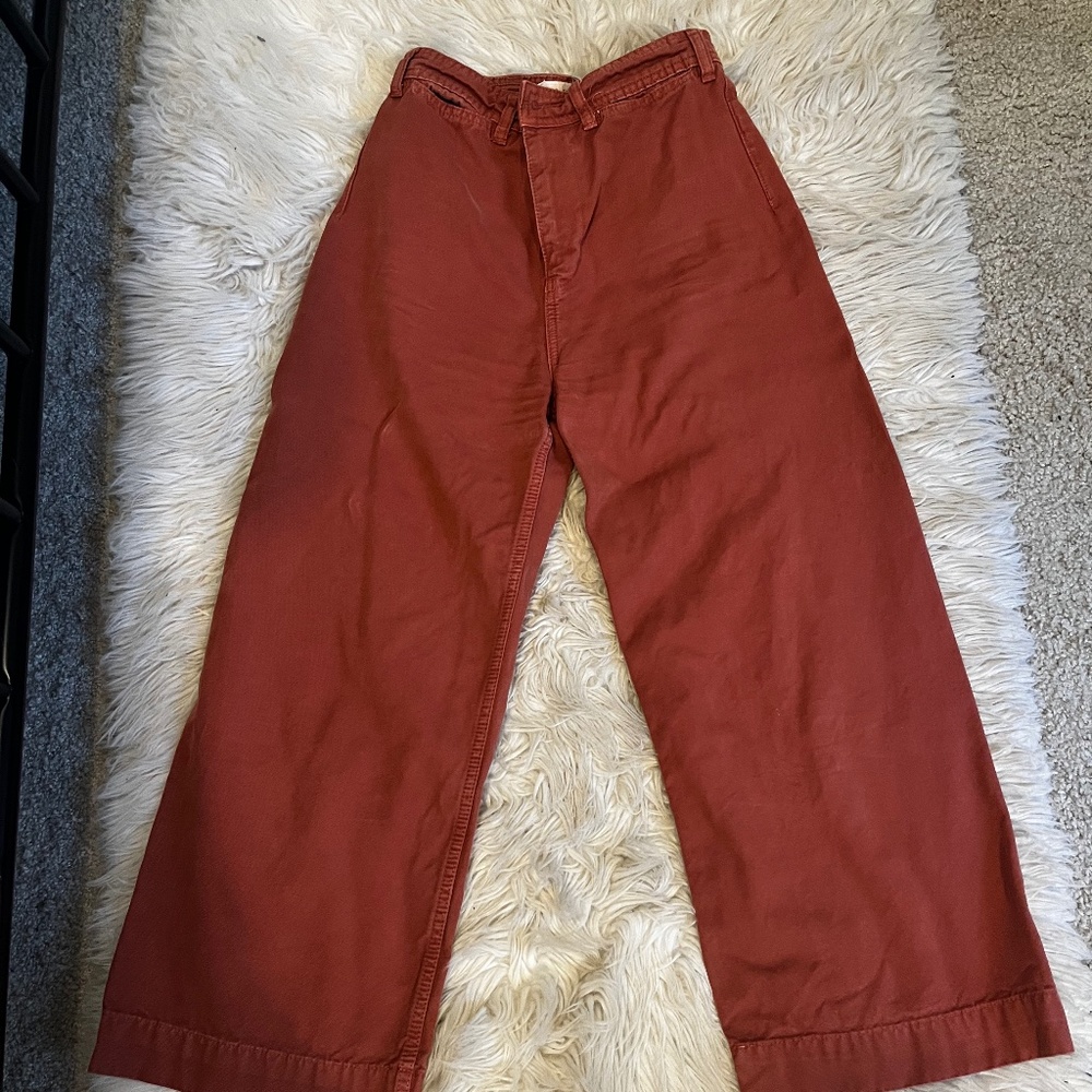 Free People Straight Leg Trouser